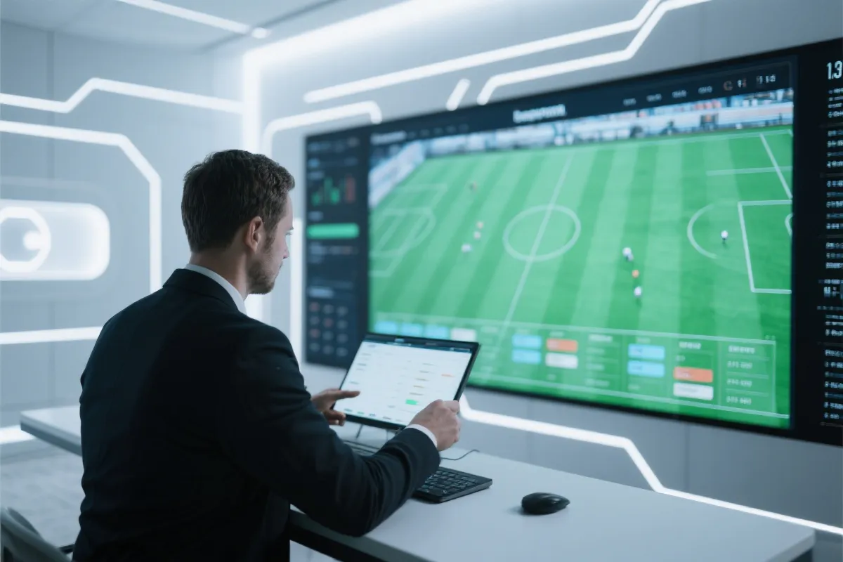 足球场上的战术板与数据分析