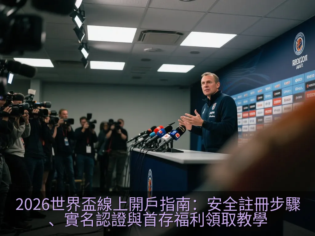 2026世界盃線上開戶指南：安全註冊步驟、實名認證與首存福利領取教學