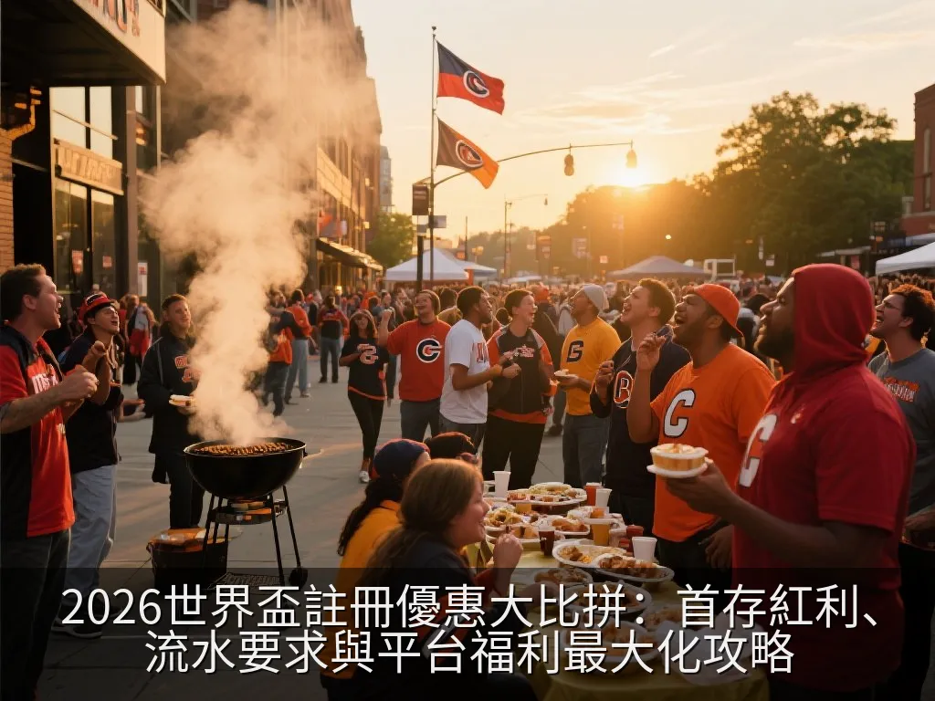 2026世界盃註冊優惠大比拼：首存紅利、流水要求與平台福利最大化攻略